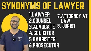 SYNONYMS OF LAWYER  SURESH SIR  GURUVAANI [upl. by Sender]