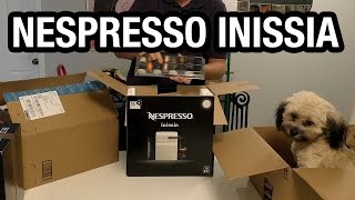 Nespresso Inissia Macchina per Caffè Espresso Unboxing e Test [upl. by Longley310]