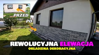 😱 NAJPROSTSZA ELEWACJA W POŁOŻENIU czyli AMK OKŁADZINA DEKORACYJNA 😍 PROSTY I SZYBKI MONTAŻ [upl. by Anazus]