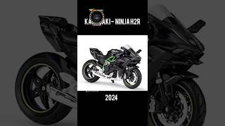 EVOLUTION KAMASAKI NINJA BIKE 1970 TO🏍️🏍️ [upl. by Soluk138]