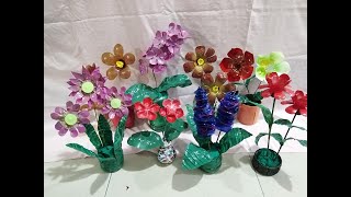 DIY  FLORES DE BOTELLAS PLASTICAS PASO A PASO BIEN EXPLICADO [upl. by Wardle]