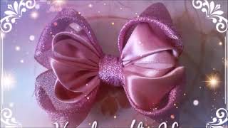 Cómo hacer un moño de listón fácil y rápido  ribbon bow step by step [upl. by Marcie399]