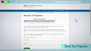 How to apply  UCI DCE International Programs [upl. by Sykes172]