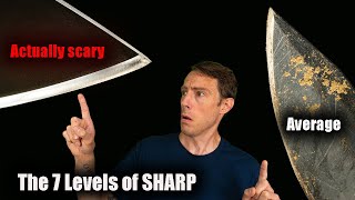 The 7 Levels Of Knife Sharpness EXPLAINED [upl. by Airret]