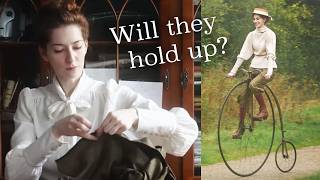 Making Victorian Cycling Breeches to be a Menace to Polite Society [upl. by Dragde]