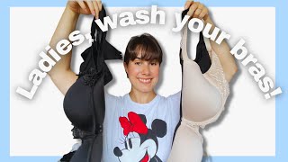 How To Hand Wash Underwire Bras  Stepbystep [upl. by Nelak895]