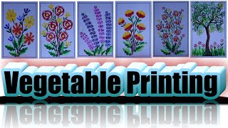 Vegetable Printing  Printing Technique  Rupali Bhagat [upl. by Christoffer197]