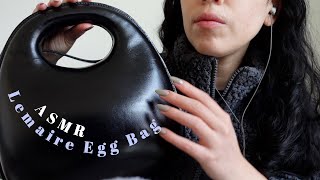 ASMR Lemaire Egg Bag Unboxing  Soft Whispering [upl. by Seema483]