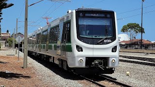 Transperth Metronet Alstom XTrapolis CSeries Set 130 Departing Fremantle Station Platform 3 [upl. by Krebs464]