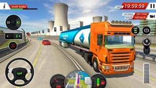 Oil Tanker Transport Driving Simulator Part 3 Heavy Cargo Transporter Truck Driver Android GamePlay [upl. by Fortuna741]