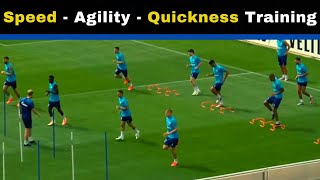 🎯Speed  Agility  Quickness Training Soccer SAQ [upl. by Tiphane]