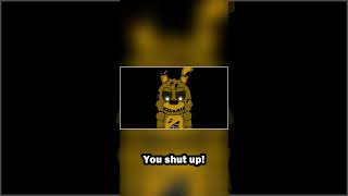 Springtrap is SAVAGE Animation fnaf animation shorts [upl. by Asikal]