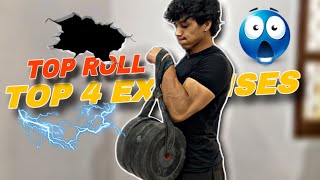 TOP 4 EXERCISES IN TOP ROLL  ARMS WRESTLING  PSYCHO BABA [upl. by Tybald746]