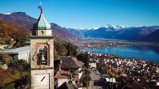 Drone Views of Switzerland in 4k Orselina amp Brione sopra Minusio [upl. by Grosberg693]