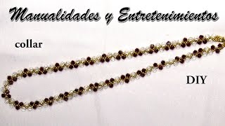 DIY Collar Ever muy fácil ideal para principiantes💎💎💎 [upl. by Dat957]