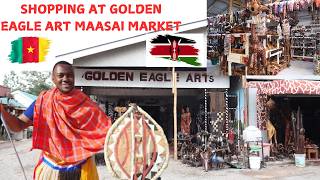 Discovering the REAL Kenya with Maasai People at Golden Eagle Arts 🇰🇪 [upl. by Enelak]