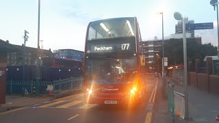 Shabby FRV  TFL Bus Route 177 Peckham  Thamesmead  Enviro 400H  Stagecoach [upl. by Durtschi]