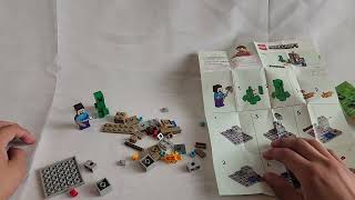 Lego Minecraft The Dripstone Carven  Toys Reviews amp Builds [upl. by Whang]