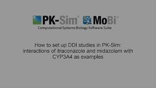 How to model drugdrug interaction in PKSim 6 [upl. by Luas]