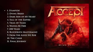 ACCEPT  Blind Rage OFFICIAL FULL ALBUM STREAM [upl. by Shriner]