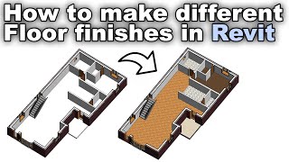 3 Ways of Creating Floor Finishes in Revit Tutorial [upl. by Julissa445]