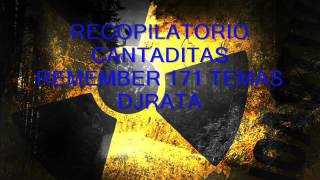 RECOPILATORIO CANTADITAS REMEMBER 171 TEMAS DJRATA [upl. by Ibocaj202]