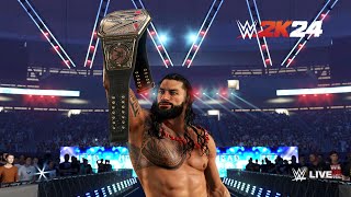 WWE 2K24  Roman Reigns WARGAMES ENTRANCE PS5 [upl. by Janet843]