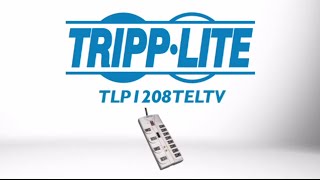 Tripp Lite TLP1208TELTV Surge Suppressor Protector [upl. by Lustick]