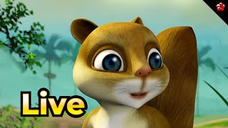 🔴 LIVE STREAM 🎬 Kathu Malayalam Cartoon Live 😻 Moral Stories and Baby SOngs 🦋 [upl. by Galloway77]