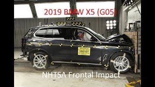 20192020 BMW X5 G05 NHTSA Frontal Impact [upl. by Uchida67]