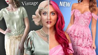 I Bought VINTAGE vs NEW CLOTHES [upl. by Lienahs]