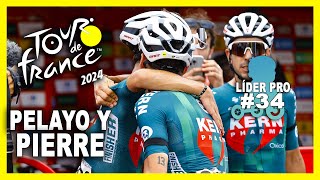 TOUR DE FRANCE 2024 Líder Pro 34 VRJUEGOS [upl. by Ainahs131]