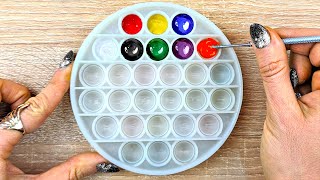 24 Colors Made from Just 3 Primary Colors  Acrylic Color Mixing Tutorial [upl. by Chow988]