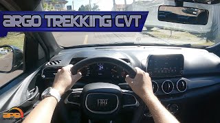 2023 FIAT ARGO TREKKING CVT  POV TEST DRIVE  ANDANDO DE DIA E NOITE POR CURITIBA [upl. by Arded]