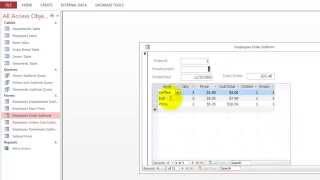 A Tabbed Access Form with Subforms and SubSubForms [upl. by Ienttirb]