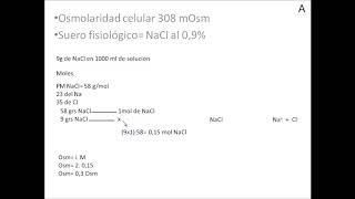 Ejercicio de OSMOLARIDAD [upl. by Lladnyk69]