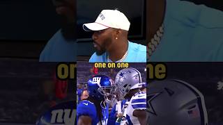 NFL 1v1 Matchups with Dez Bryant🔥🏈🍿nfl football athlete 1v1 sports shorts [upl. by Sac]