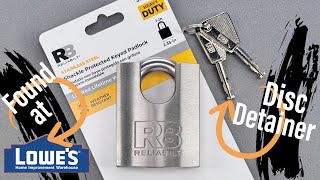 1610 Lowes’ “New” Reliabilt Padlock… [upl. by Ahsiener667]