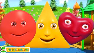 The Shapes Song Preschool Video and Learning Song for Kids [upl. by Irod]