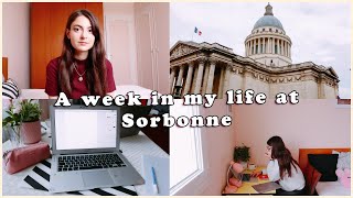 A Week in My Life at Sorbonne 📚🏛 studying abroad in Paris France VLOG [upl. by Ormiston]