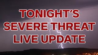 🚨 Tonights SEVERE WEATHER LIVE UPDATE 🚨 arwx [upl. by Analle532]