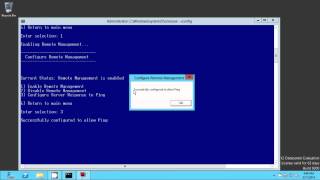 Windows Server 2012 Command Line Configuration [upl. by Sirref]