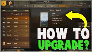 How to Upgrade Workshops in Bannerlord [upl. by Ariahs]