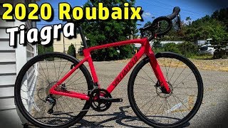 The Base Model 2020 Specialized Roubaix Disc with Shimano Tiagra Feature Review and Actual Weight [upl. by Johanna]