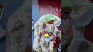 Baby newborn screening testtesty screen shortsvideo videoshort [upl. by Theurich]