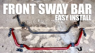 How to Install an Upgraded Front Sway Bar [upl. by Ludlew]