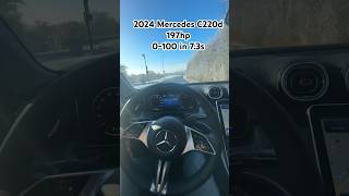 Mercedes Benz C220d 0 to 100 🚀 launch mercedes automobile launch acceleration mercedescclass [upl. by Britton861]