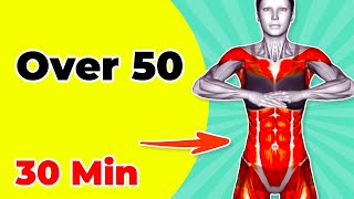 ➜ Do This 30MIN Standing Workout Over 50  Stay Fit and Active with Standing Exercises [upl. by Karlow]