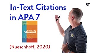 How to use APA 7 InText Citations in Your Paper [upl. by Sharline]