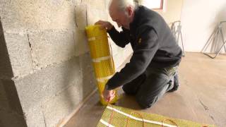 Plancher rayonnant électrique sous carrelage  Bricolage avec Robert [upl. by Cannice]